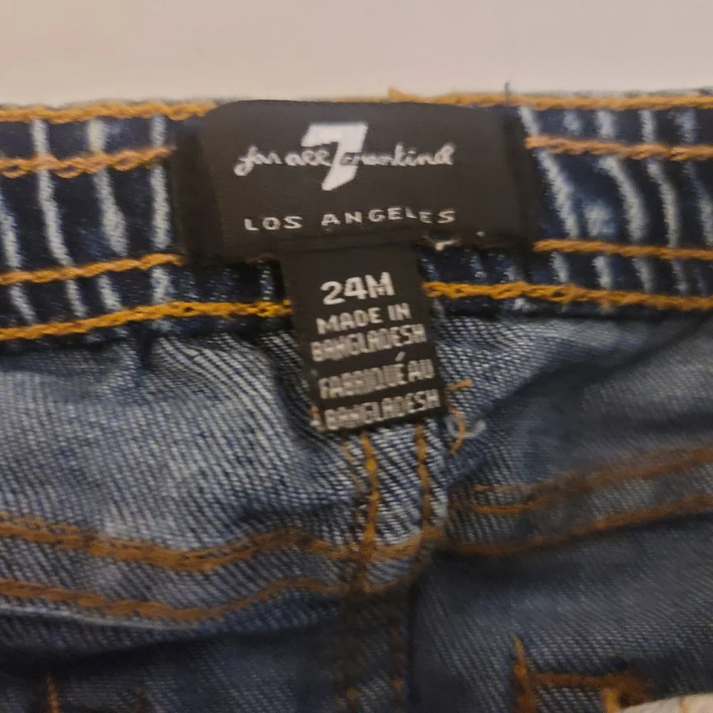 7 For All Mankind Kids Denim Shorts 24 Month -‎ Blue